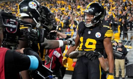 Steelers’ Calvin Austin III scores 2 touchdowns, TJ Watt gets huge sack in win over Giants