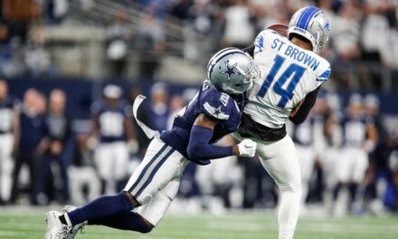 Cowboys player tries trash talking Lions star after blowout loss