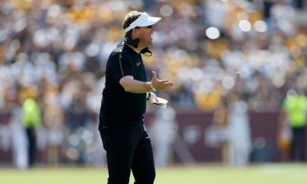 Missouri coach Eliah Drinkwitz addresses upset loss to Texas A&M: ‘I apologize to our fans’