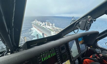 Coast Guard hoists ill man from cruise ship nearly 170 miles from California coast