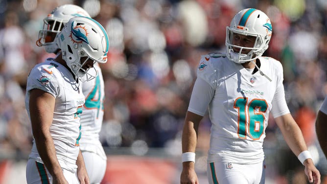 The Miami Dolphins had a brutal first half against the New England Patriots, particularly on special teams.