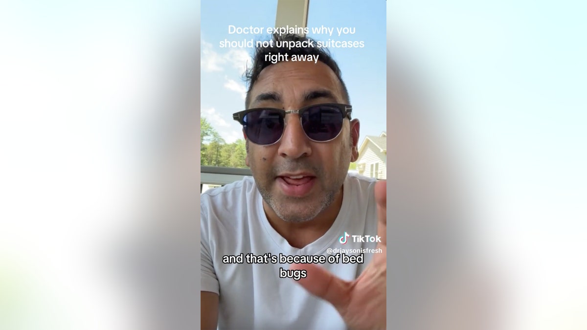 Dr. Jason Singh on TikTok talking about bed bugs