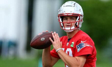 Patriots rookie QB Drake Maye floats theory on why NFL fans in UK should support his team