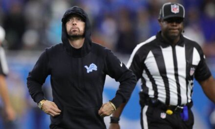 Eminem gives 1-word reaction after Lions’ Aidan Hutchinson suffers gruesome injury vs Cowboys