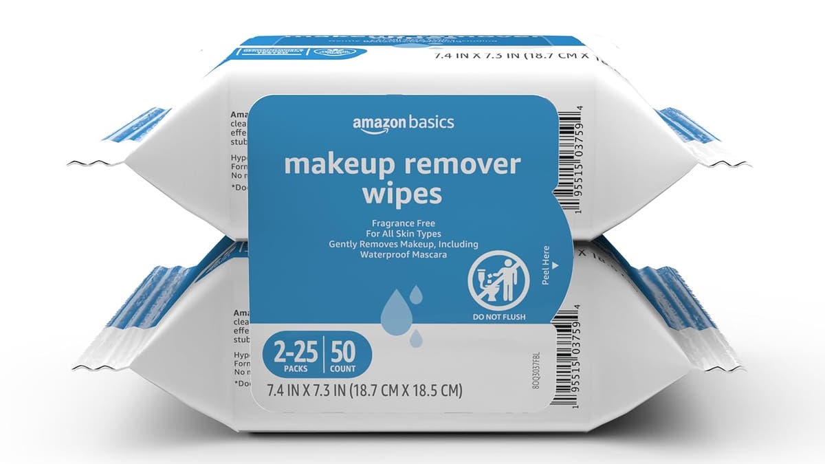 Makeup wipes are handy to have.