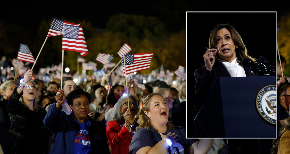 Suspects arrested for assaulting police officer outside of Kamala Harris rally in D.C.