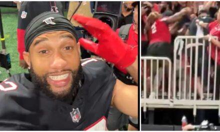 Female Falcons Fans Beat The Piss Out Of Each Other Right Behind Player’s Postgame Interview