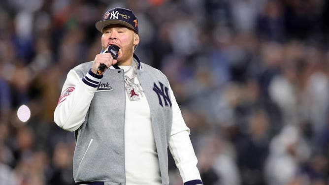 For some insane reason, the New York Yankees brought Fat Joe onto the field to rap prior to their World Series game against the Los Angeles Dodgers.