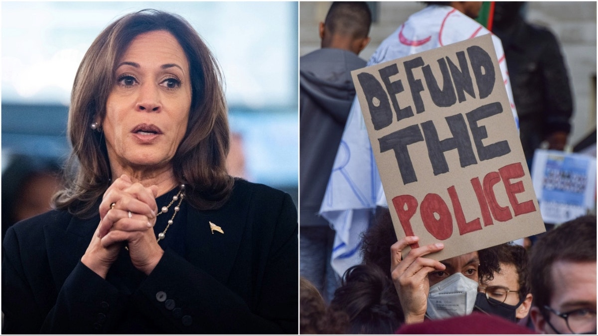 Kamala Harris defund the police split