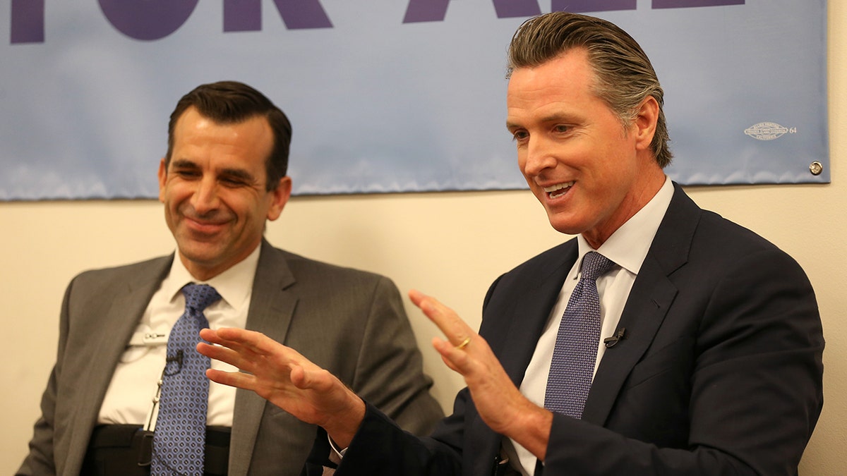 Gavin Newsom and Sam Liccardo