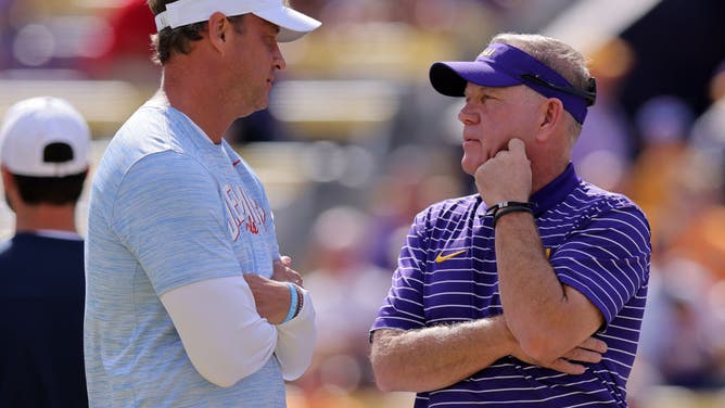 Lane Kiffin leads Ole Miss into hostile territory, as the Rebels play LSU this weekend.