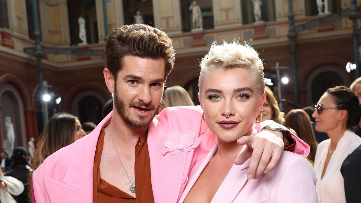 Andrew Garfield and Florence Pugh Paris Fashion Week