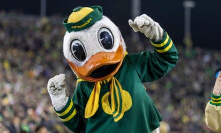 WATCH: The Oregon Duck Gives Student A Haircut On College GameDay