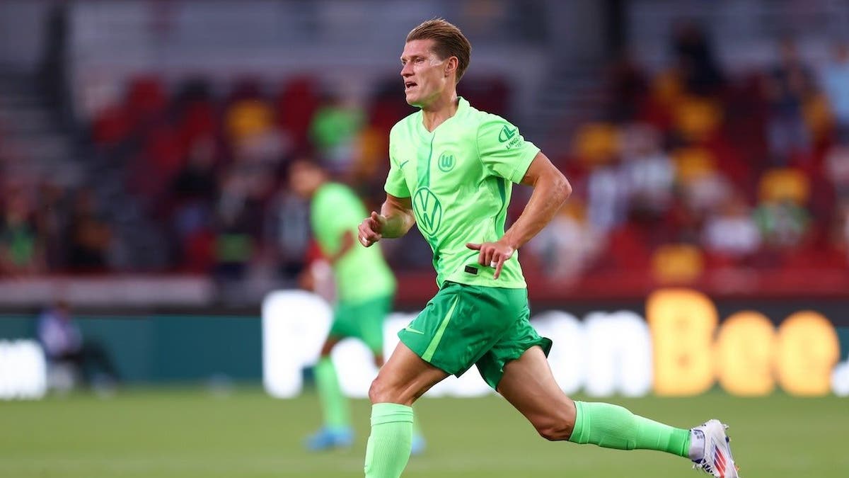 Kevin Behrens of Wolfsburg during the Pre-Season Friendly against Brentford