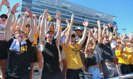 Iowa Hawkeyes Fan Takes A Kickoff Straight To The Dome, But Gets Up Like A Champ