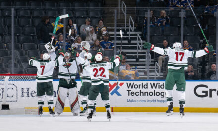 Wild’s Philip Gustavsson Scores First — And Hopefully Not Last — Goalie Goal Of The NHL Season