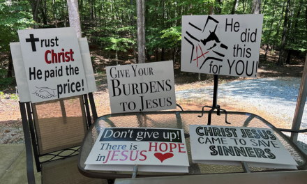 South Carolina man told he needs a permit to hold a sign about his faith on public sidewalk