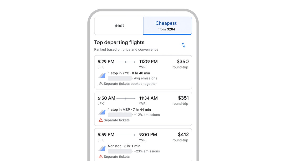 google flights