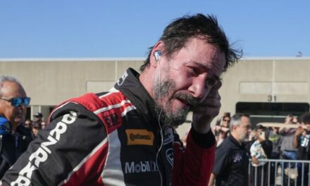 Keanu Reeves Spins Out at Indianapolis Motor Speedway in Pro Auto Racing Debut