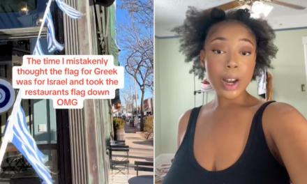 TikToker apologizes after tearing down Greek flags she mistook for Israeli flags: ‘My bad’