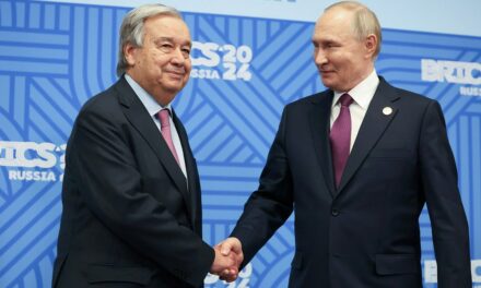 Ukraine, others furious at UN chief for meeting Putin at BRICS summit