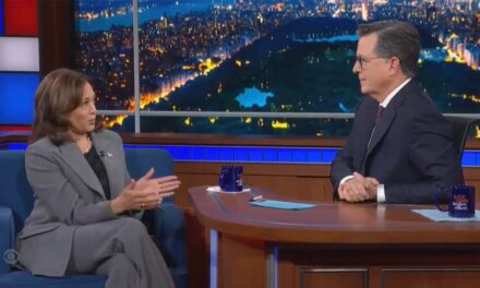 Kamala Harris dodges Colbert’s question on what ‘major changes’ she’d bring versus Biden presidency