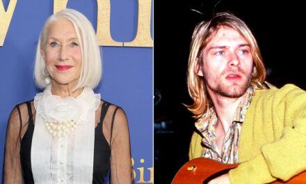 Helen Mirren says Kurt Cobain’s death is ‘so sad’ because he ‘never saw GPS’