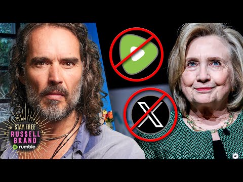 Hillary Clinton DEMANDS Free Speech CENSORSHIP CRACKDOWN – Rumble, X TARGETED! – SF469