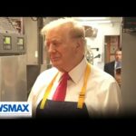 Donald Trump works at a McDonald’s in Pennsylvania