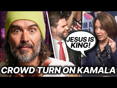 Crowd Yell For Jesus At Kamala & JD Vance Rallies, Watch What Happens Next…