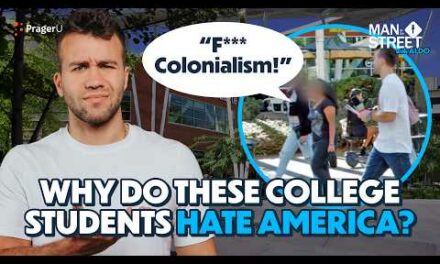 Will University Students Proudly Take a U.S. Flag? | Man on The Street | PragerU