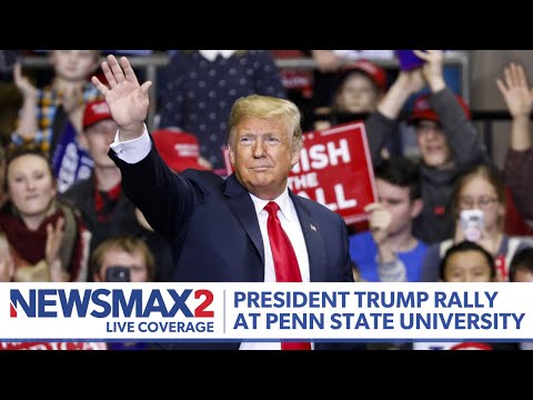 LIVE: President Donald Trump Rally at Penn State University  | NEWSMAX2