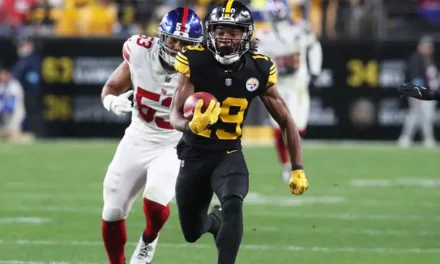 Calvin Austin III’s two TDs steer Steelers past Giants