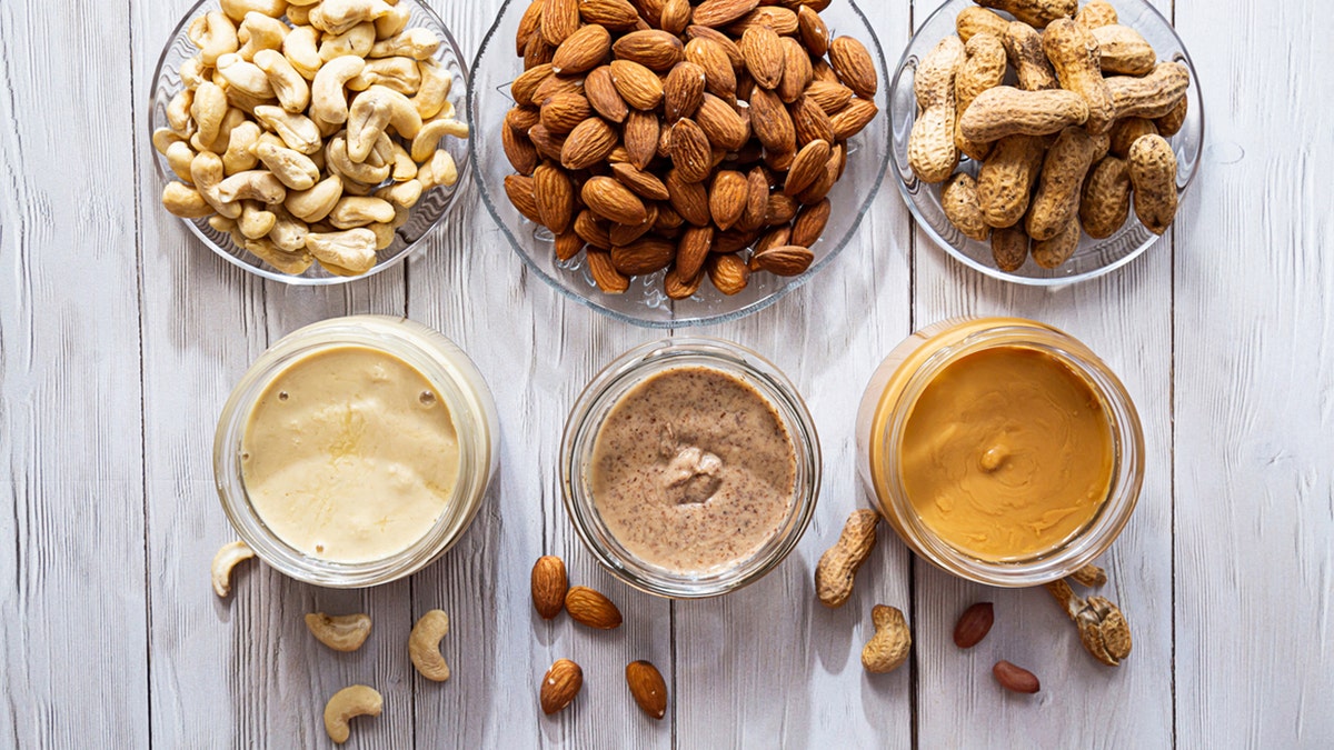 nut butter and whole nuts