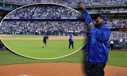 Ice Cube Opens Game 2 Of The World Series With Performance, Long Walk From Warning Track