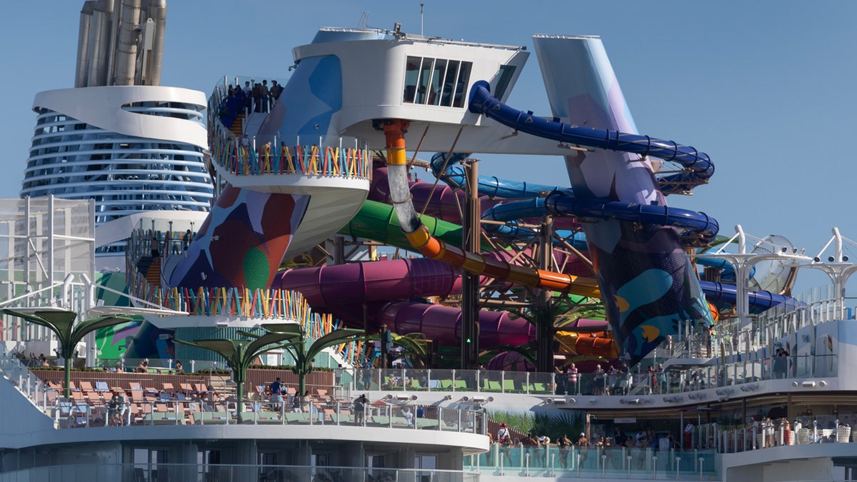 Waterslides on Icon of the Seas