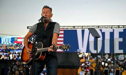 Harris Campaigns in Georgia with Obama, Bruce Springsteen