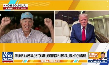 Trump surprises Florida restaurant owner struggling to stay open, encourages guests to ‘keep it going’