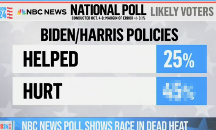 More red flags for Kamala Harris: look how many Americans say her policies HURT them