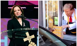 Trump Serves Food at Pennsylvania McDonald’s as Harris Visits Churches in Georgia