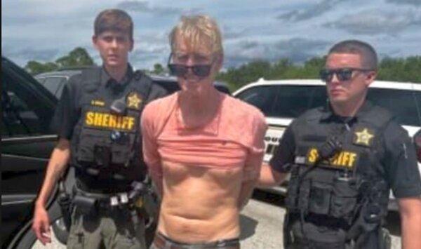 In an image released by the Martin County Sheriff's Office, deputies are seen arresting Ryan Routh, on Sept. 15, 2024. (Martin County Sheriff's Office)