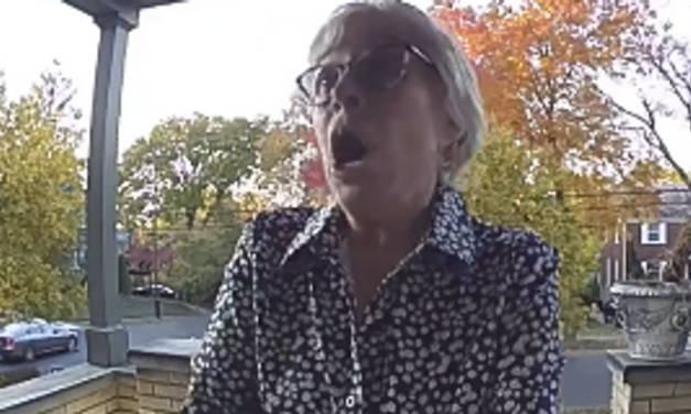 Watch: Looney Liberal MeMaw Has A Major Meltdown After Her Neighbor Puts Up A Trump Sign