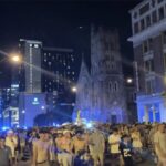 Vanderbilt Fans Carry Goalposts From Stadium To Downtown Nashville, As Social Media Reacts To Chaos