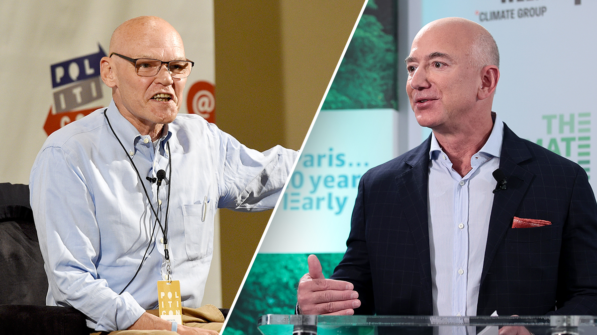 James Carville Jeff Bezos Washington Post op-ed