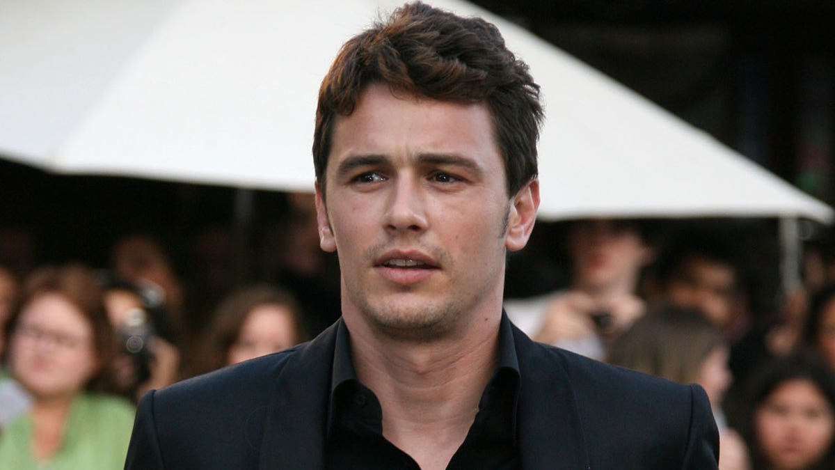 James Franco in black suit