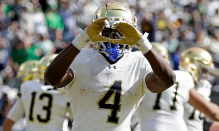 Notre Dame sinks Navy’s chances of perfect season with blowout win