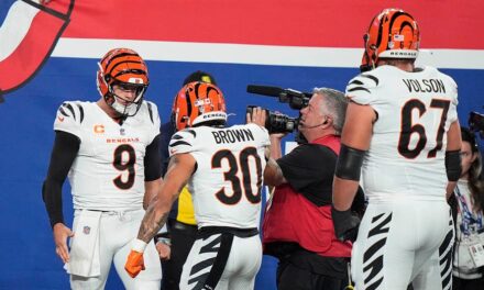 Joe Burrow’s early TD run helps Bengals to win over Giants in ugly game