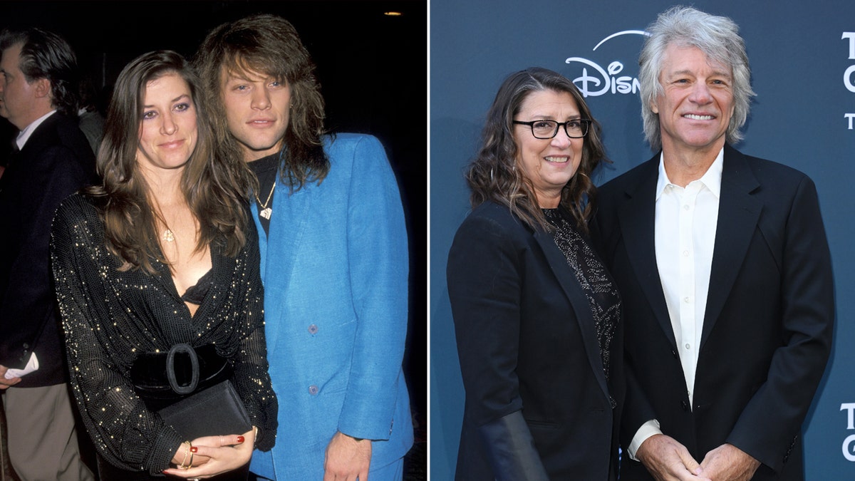 Jon Bon Jovi and Dorothea then and now split