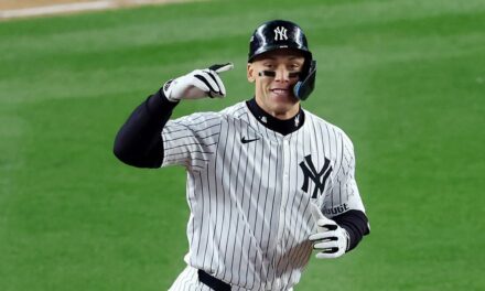 Aaron Judge snaps postseason slump, Yankees take 2-0 lead over Guardians in ALCS