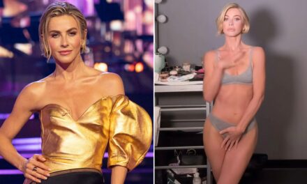 ‘Dancing with the Stars’ host Julianne Hough strips down after firing back at concerns over her body